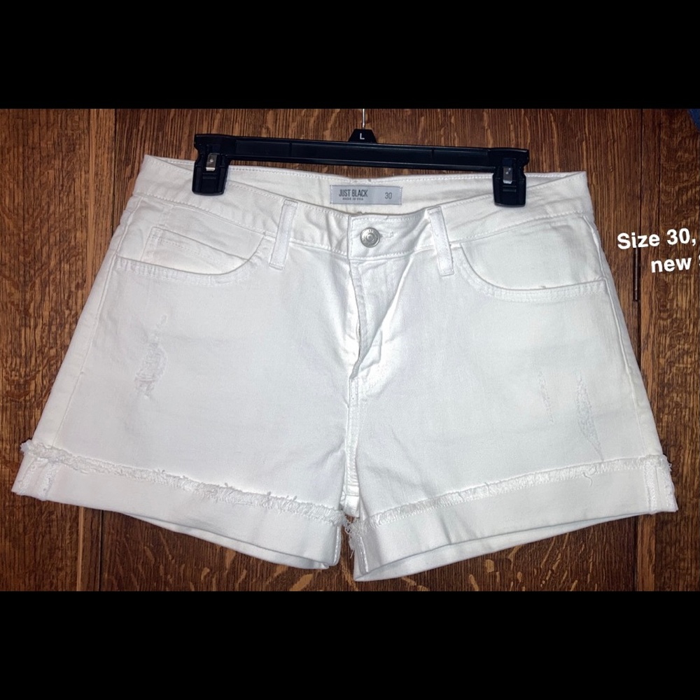 Women’s White Shorts